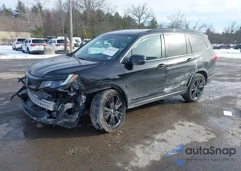 2022 Honda Pilot Awd Special Edition из США, поврежденный, VIN 5FNYF6H24NB007312